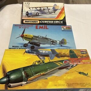 Aircraft Model Kit Lot Hasegawa Shidenkai George Messerschmitt Curtis's SBC4